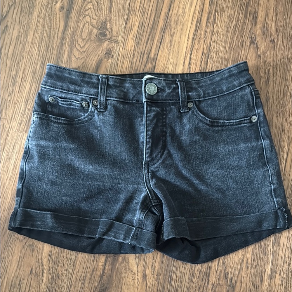 LC Lauren Conrad Black Denim Shorts